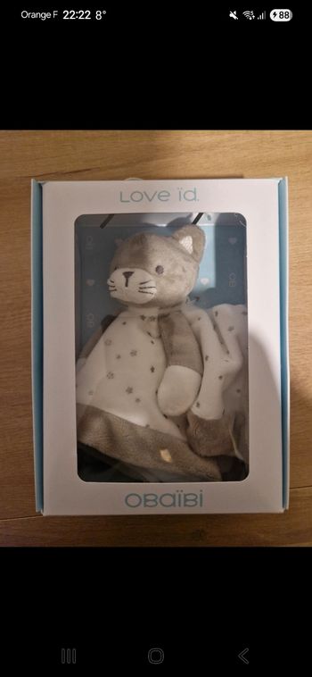 Doudou chat gris🐱  