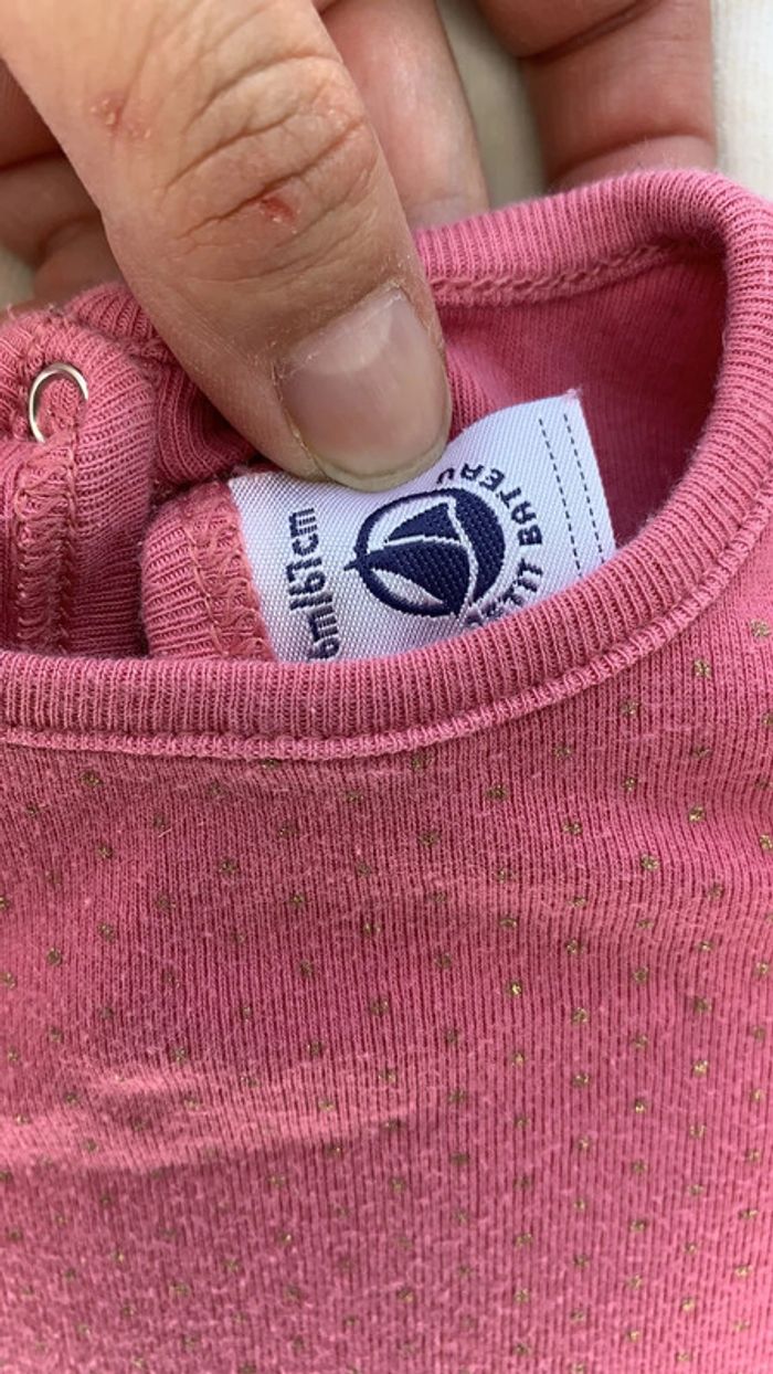 T-shirt petit bateau 6 mois - photo numéro 3