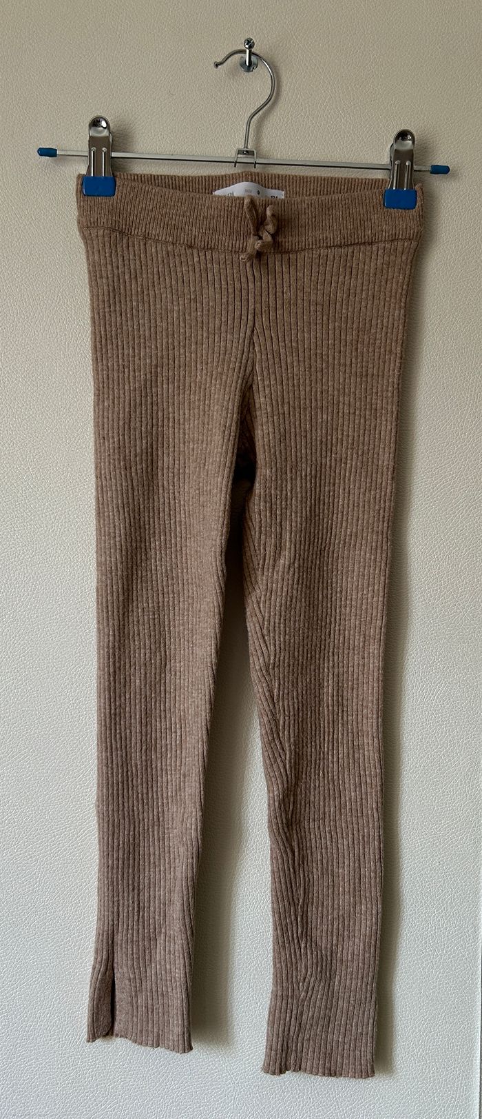 legging en mailles côtelées - photo numéro 1