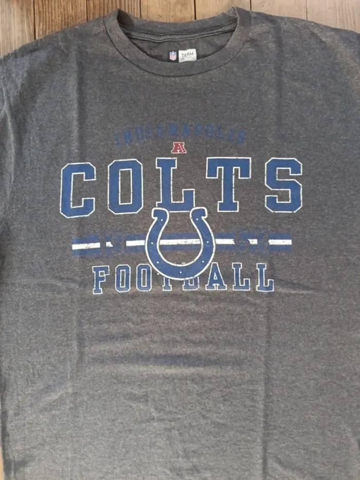 T-shirt NFL Indianapolis colts gris vintage XL - photo numéro 2