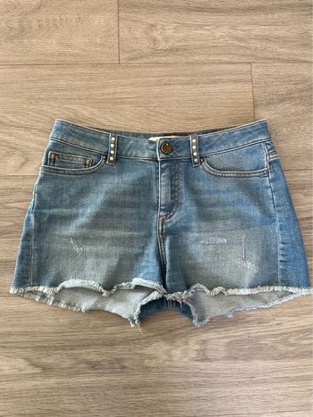 Short en jean denim bleu délavé i.code T34 XS