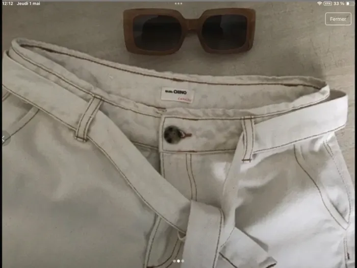 Pantalon chino jambes larges - photo numéro 2