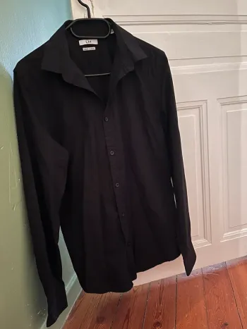 Chemise noire LaHalle taille 39/40 (M)