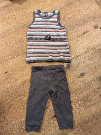 Robe rayée sans manches Verbaudet 18 mois