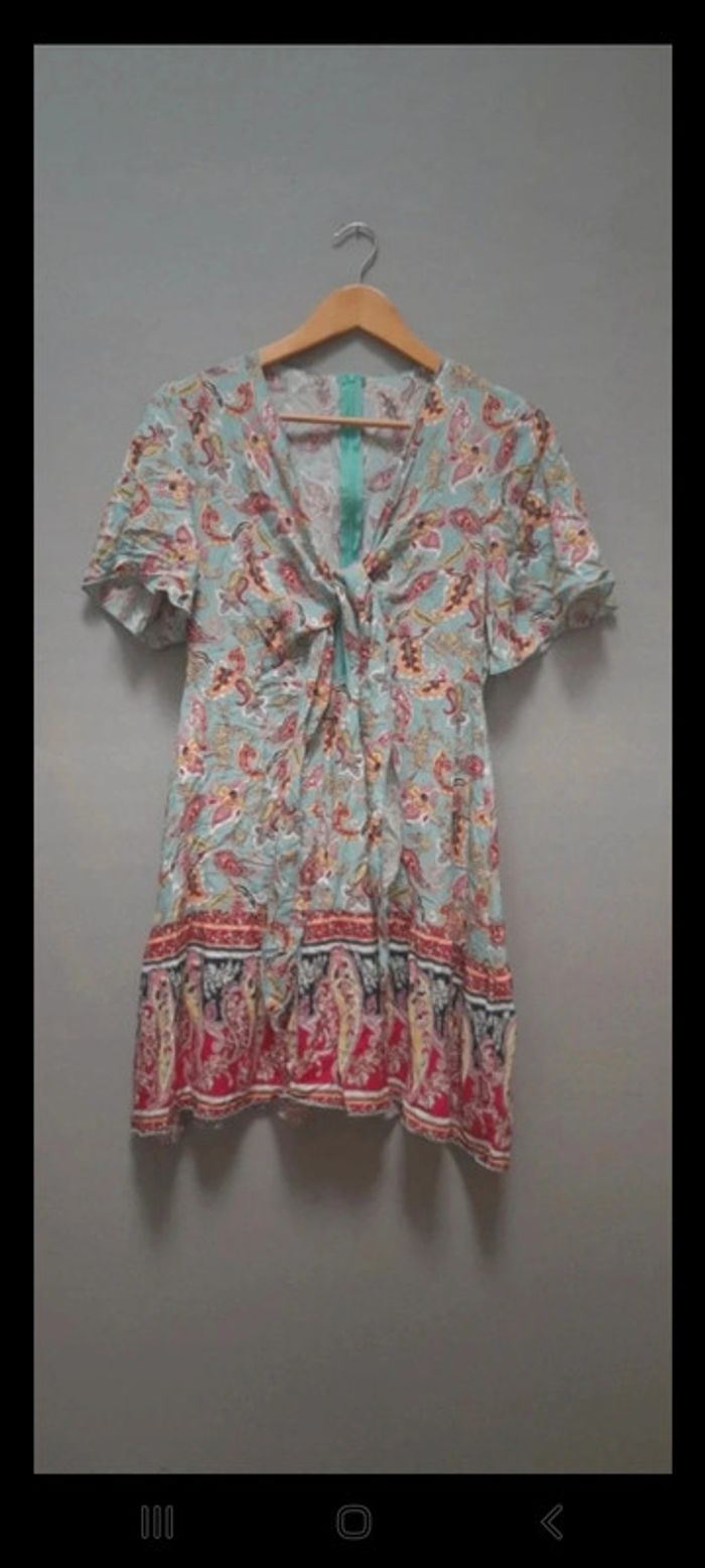 Robe fluide imprimé