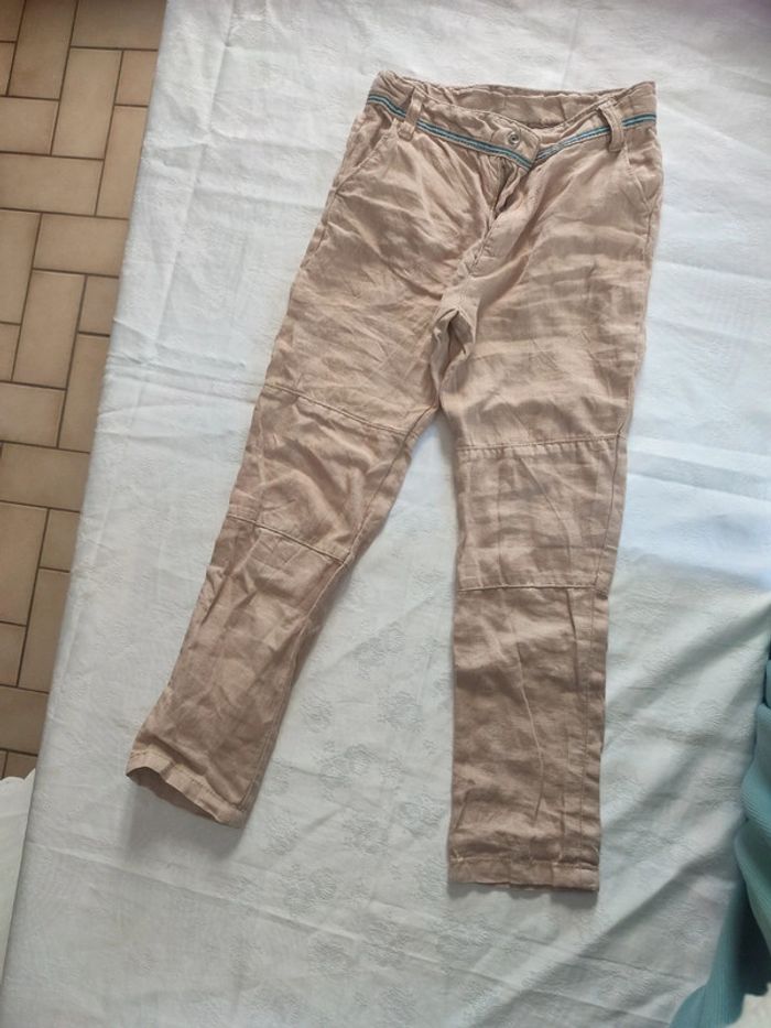 Pantalon lin garçon