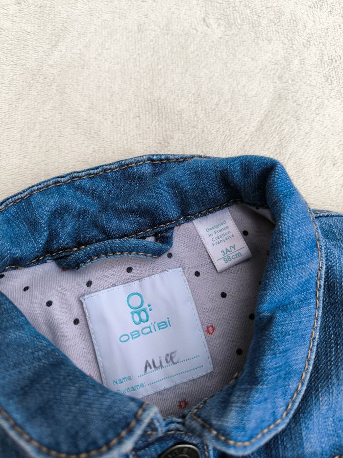 Veste en jean fille Obaibi 3 ans - photo numéro 10