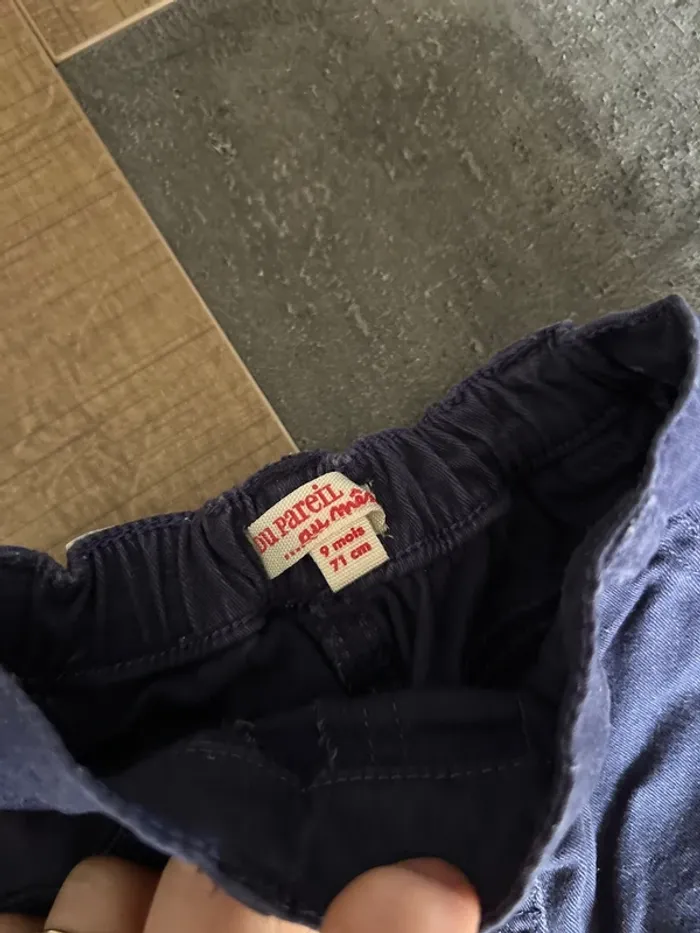 Pantalon slim bébé fille du pareil au même, 9 mois - photo numéro 2
