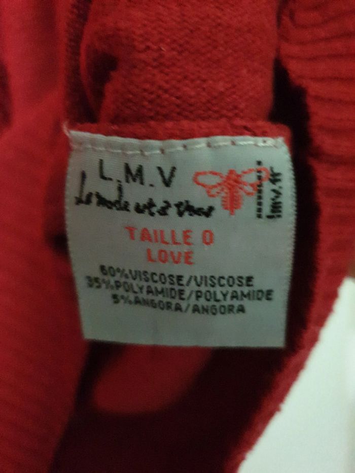 Pull rouge - photo numéro 5