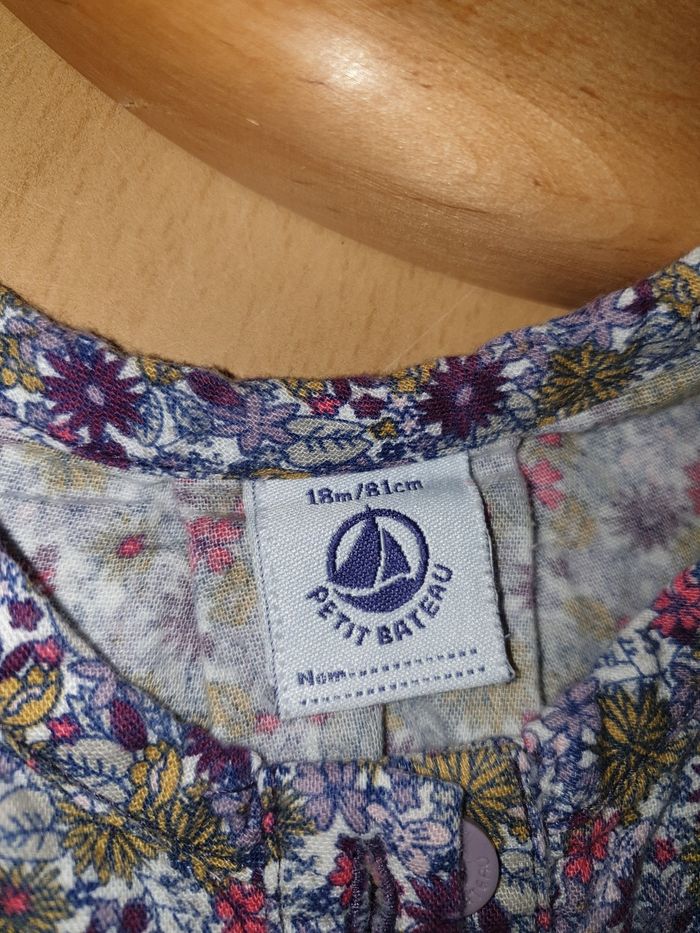 Tunique fleurie Petit Bateau 18 mois - photo numéro 4