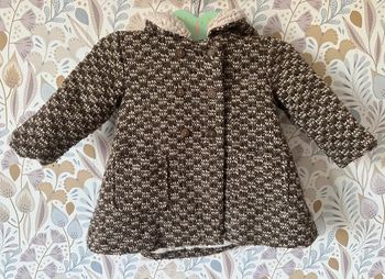 Très joli manteau Bout’chou 12 mois quasi neuf (porté 2 fois)