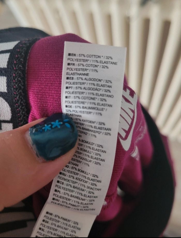 Pantalon legging Nike bordeaux rose - photo numéro 5