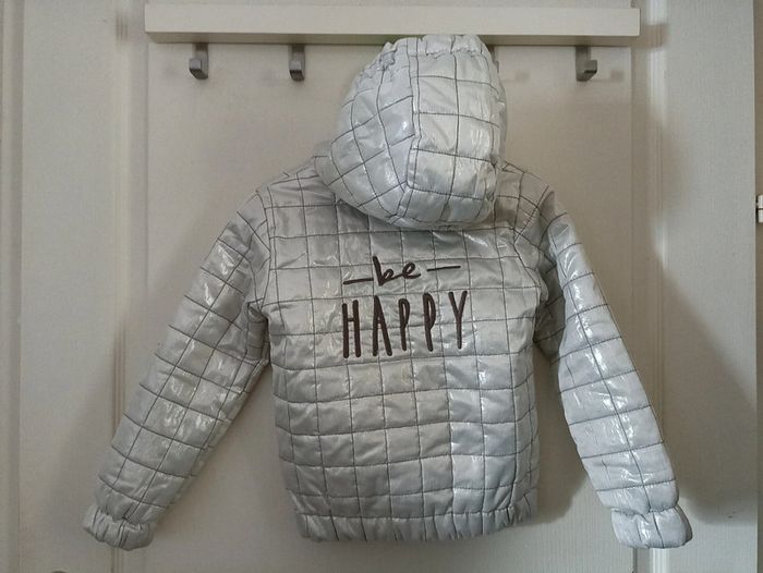 Doudoune légère argentée Be Happy Ikks 6 ans - photo numéro 4
