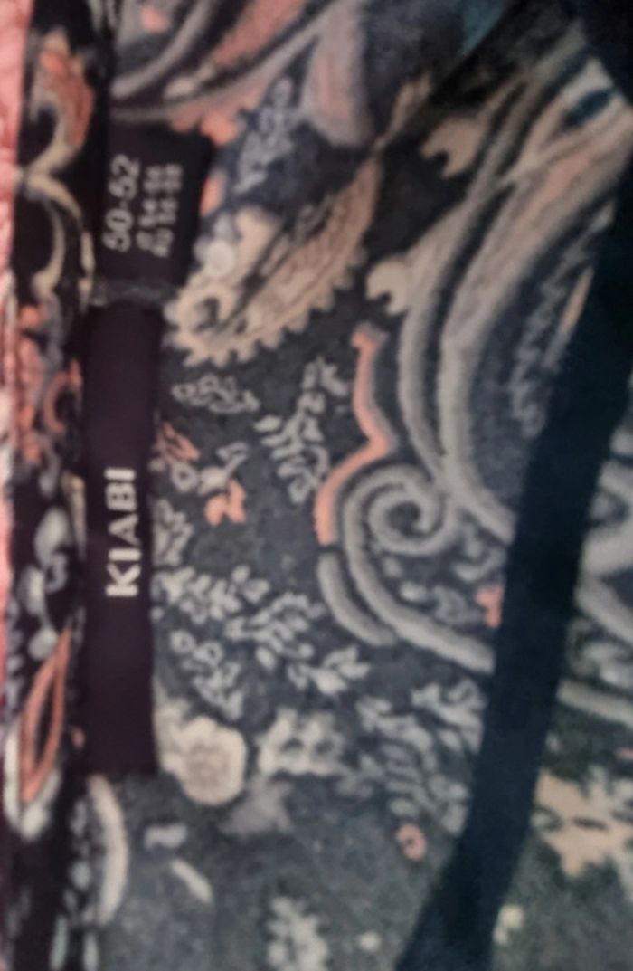 Robe courte 2xl 50 52 bleu a motif neuve jamais portée sans étiquette - photo numéro 4