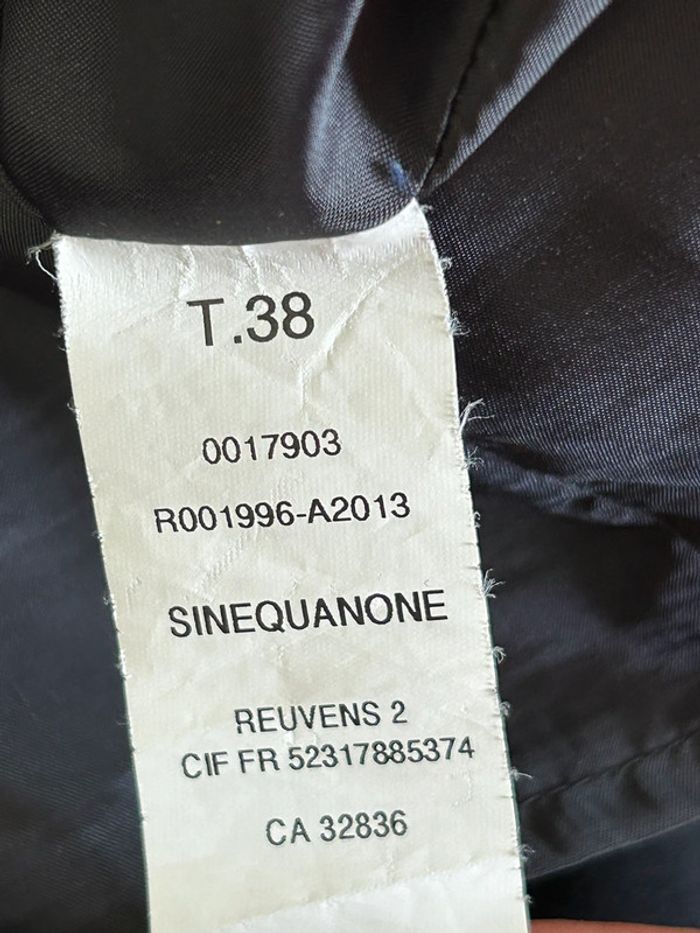 Robe noire sans manches Sinequanone taille 38 jamais portée - photo numéro 17