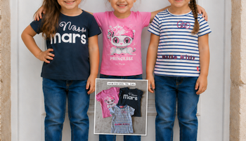 Lot de 3 tee-shirts fille  - 3 ans - manches courtes 