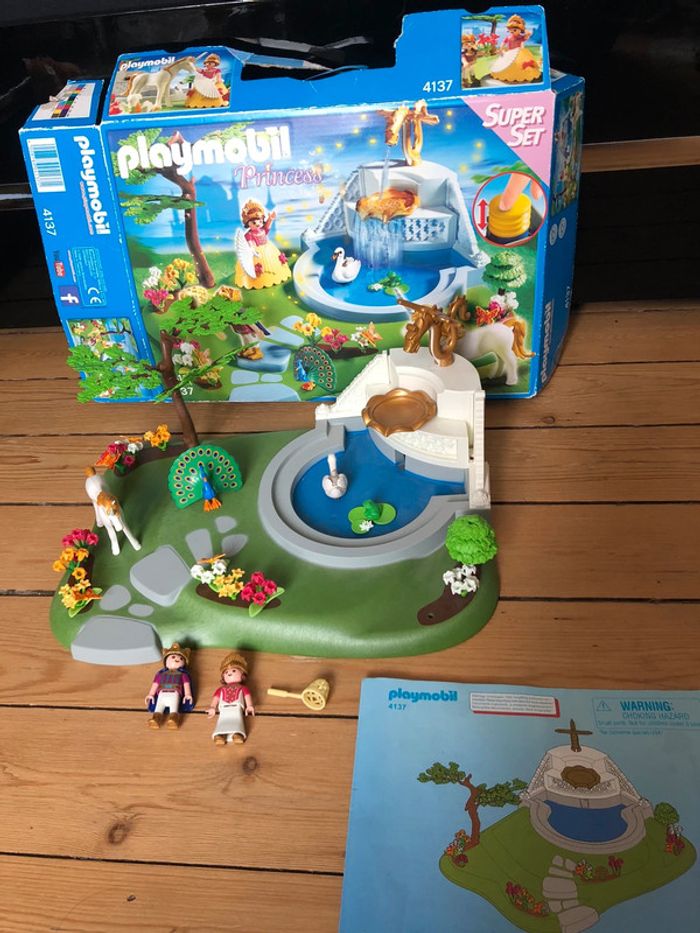Playmobil fontaine à eau