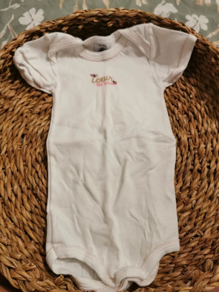 Body manche courte petit bateau 9 mois