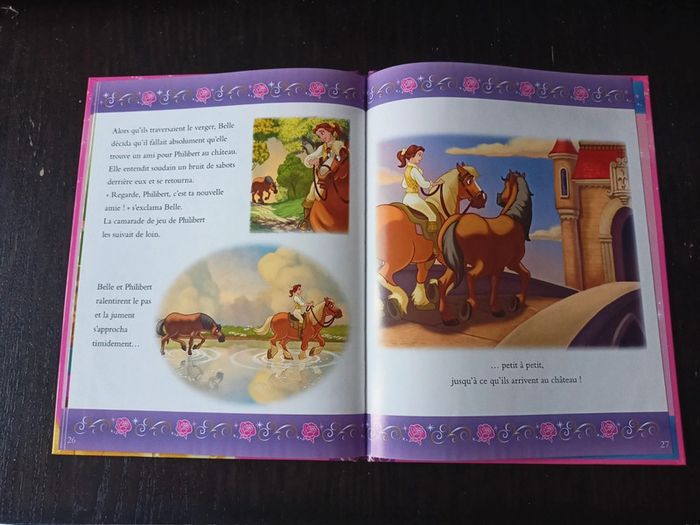 Livre Ma collection Princesses-La belle et la bête -Une humeur de cheval- Disney - photo numéro 2