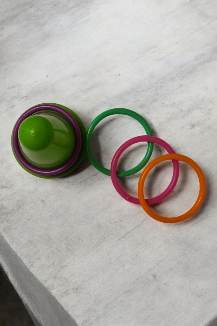 Jouet d’exercice lapin – Anneaux colorés à mâcher (x6) - photo numéro 4