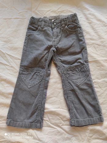 Pantalon fille velours H&M 2/3 ans