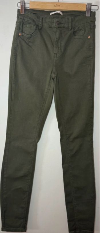 Pantalon skinny kaki Camaïeu /
