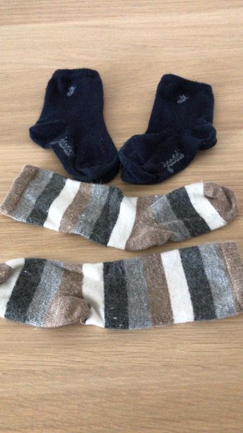 Lot de deux paires de chaussettes jacadi chaudes