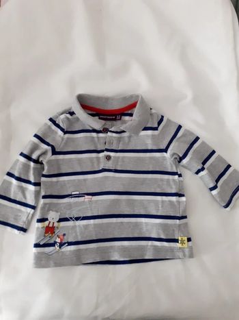 Polo à rayures