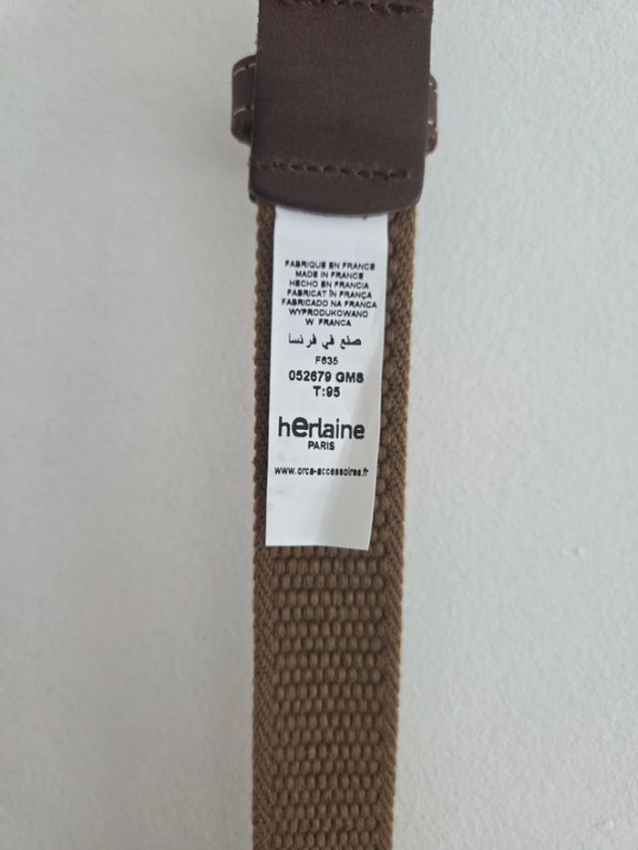 Ceinture élastique marron - photo numéro 6