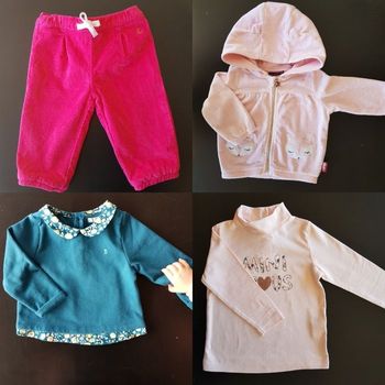 Lot de vêtements fille 12 mois