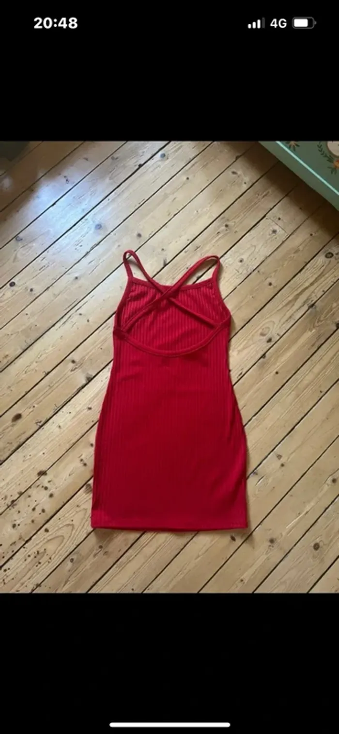 robe rouge shein - photo numéro 3