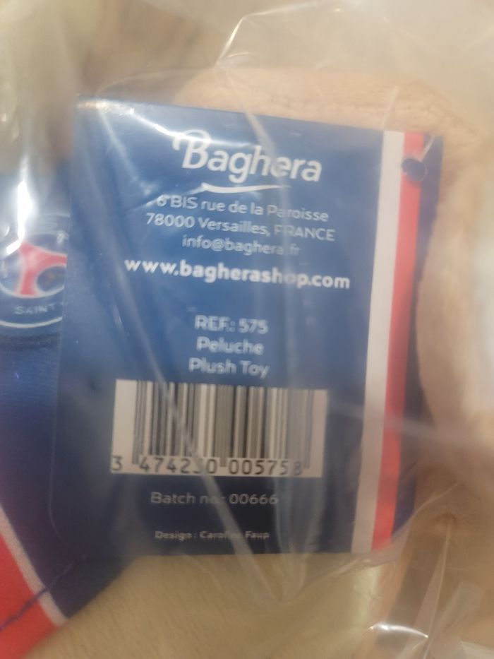 Peluche mascotte psg neuf - photo numéro 3