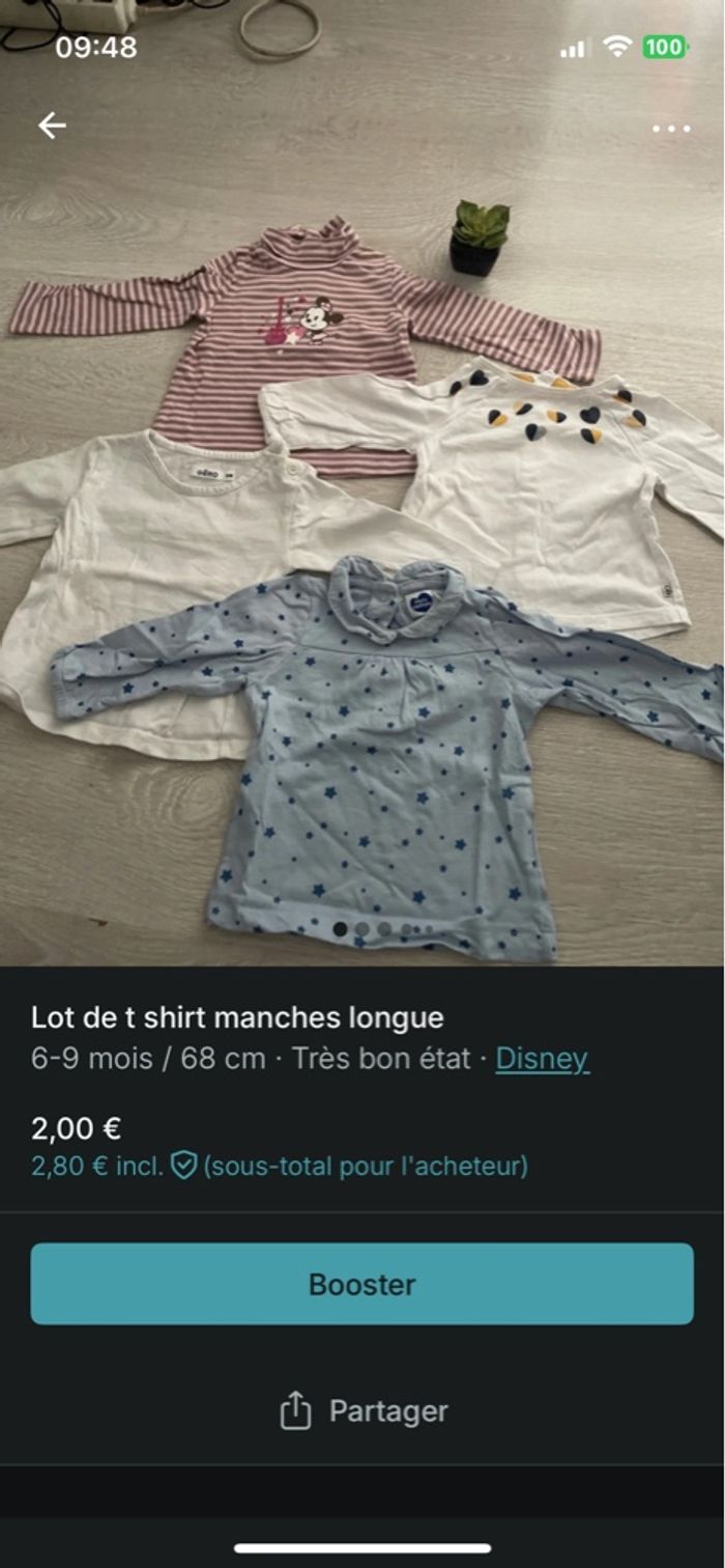Lot vêtements bébé 6 mois - photo numéro 5