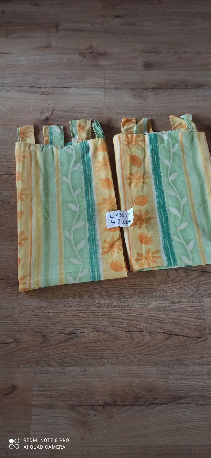 2 doubles rideaux - photo numéro 2