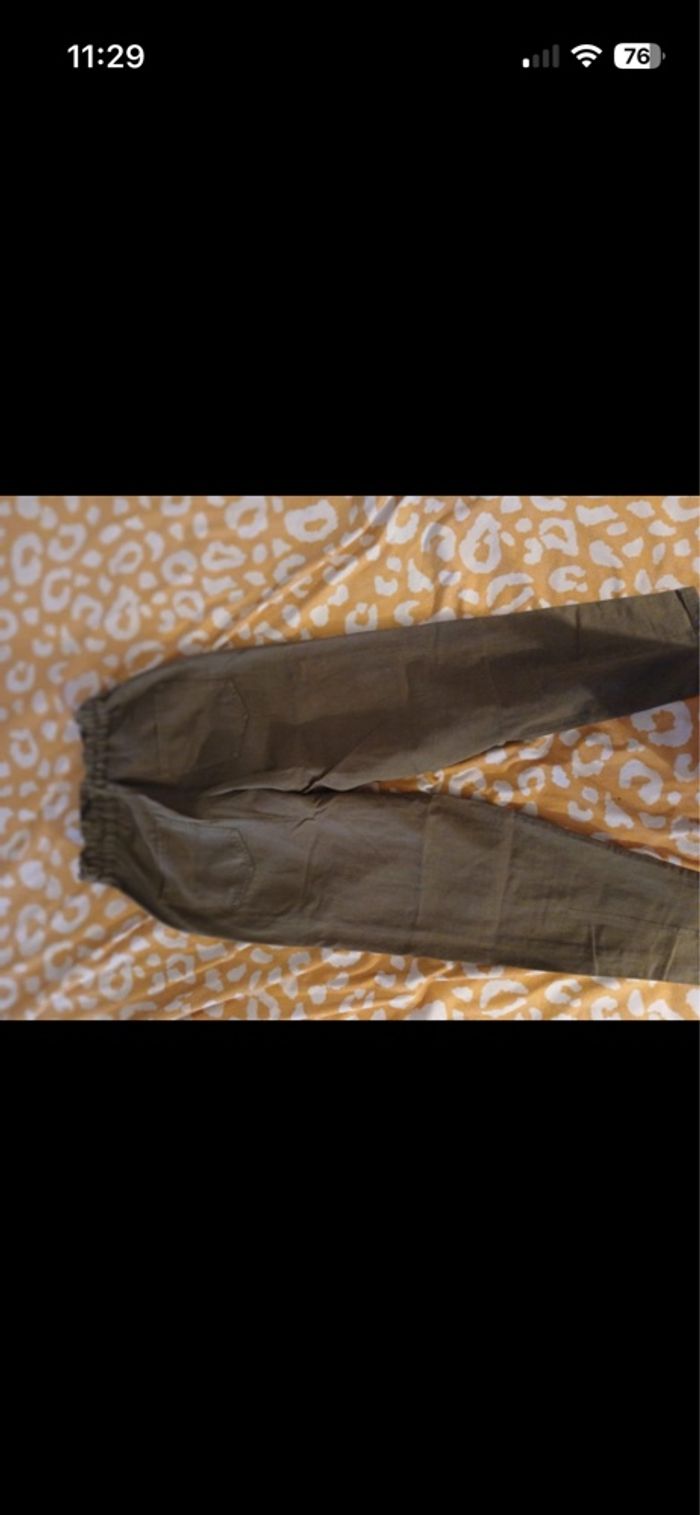 Jean mom kaki stradivarius