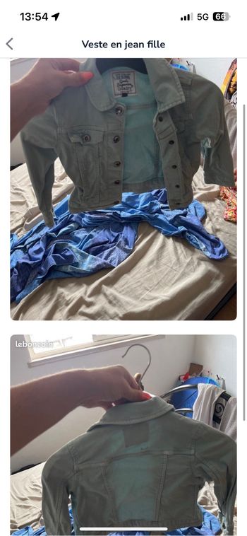 Veste en jean 4 ans