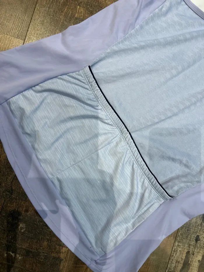 Maillot débardeur vélo mauve/gris - photo numéro 5