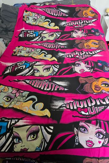 Housse de couette Monster High neuve fanion