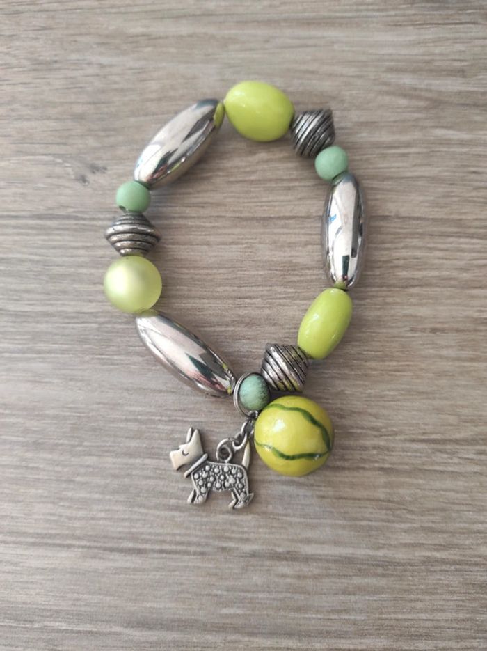 Bracelet vert pomme