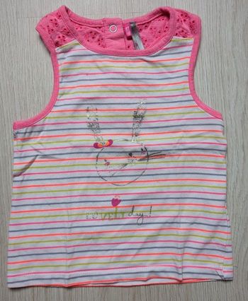 Débardeur orchestra lapin rayé 23 mois