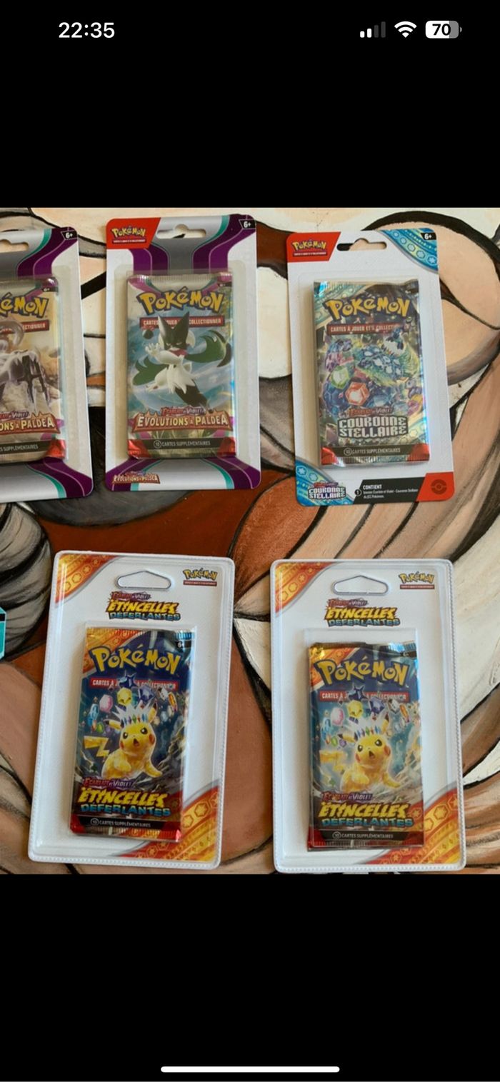Lot de blister Pokémon différentes série EV . - photo numéro 3
