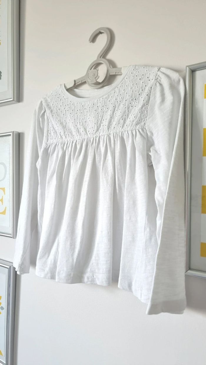 T-shirt, tunique blanche lefties taille 4-5ans neuf - photo numéro 3