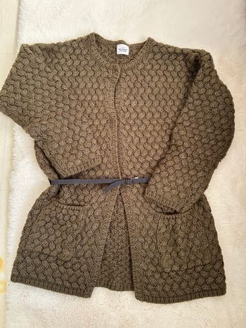 Gilet mi-long chaud fille « Tape à l’œil »