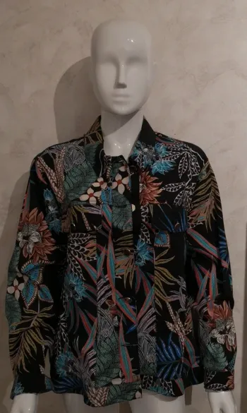 Veste fleurie
