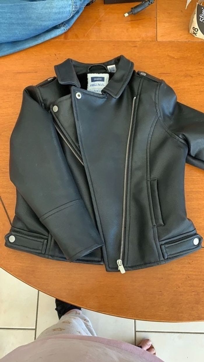 Veste en cuir okaidi