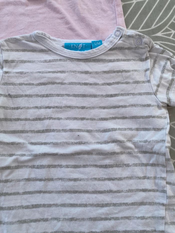 Lot de 4 tee-shirt 12 mois - photo numéro 3