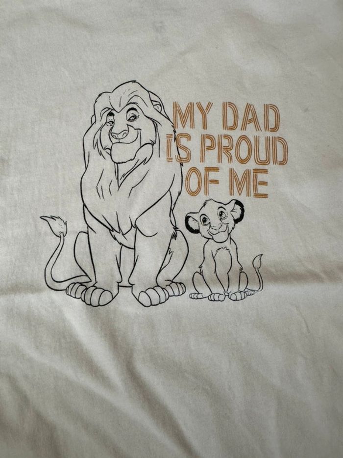 Tee shirt simba 5 ans - photo numéro 2