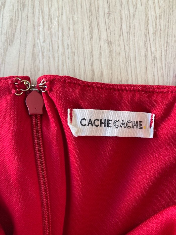Robe courte rouge Cache-Cache T.40 - photo numéro 6