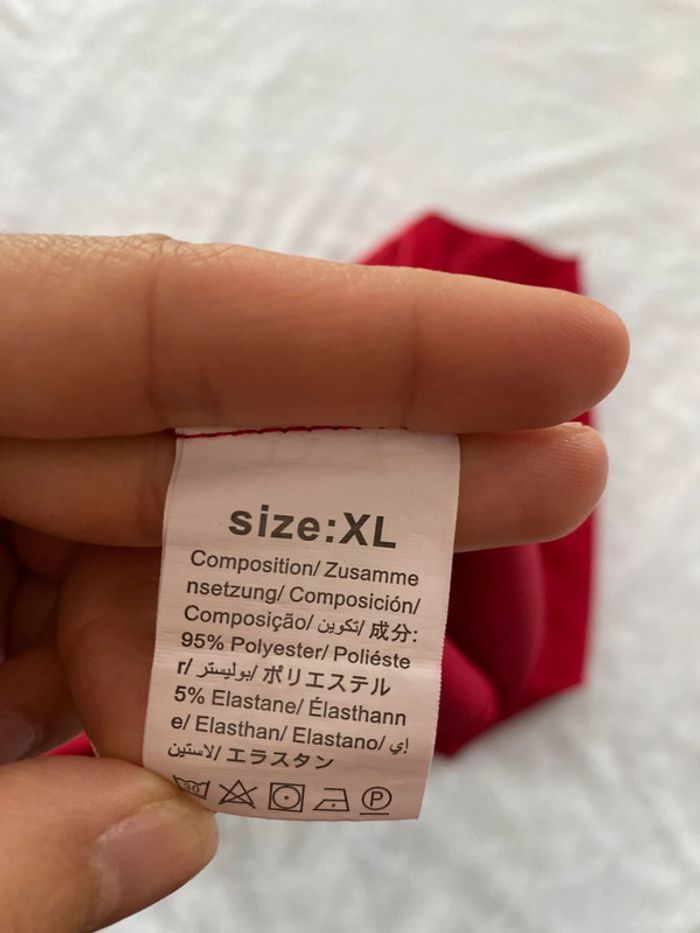 Nuisette rouge, taille XL - photo numéro 5