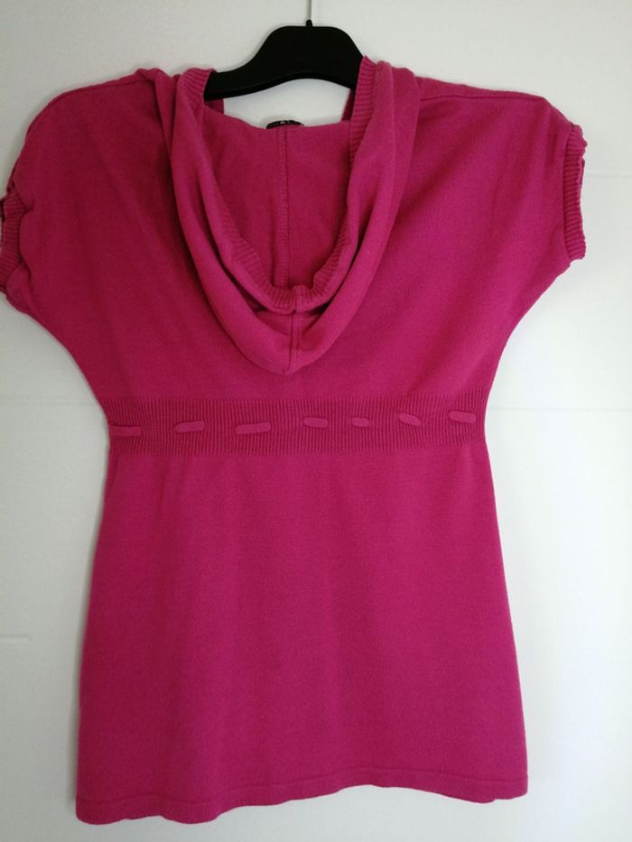 Pull manches courtes capuche femme T38 Cache cache - photo numéro 5